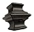 Modern Adjustable Knuckles for 1/2" Iron Balusters (10-Pack) with Set Screw Stair Railing Parts for Square Metal Scroll Basket Twist Knuckle Spindles (Real Satin Black NOT Matte)