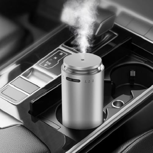 Image of STARQ Smart Car Aroma Diffuser Rechargeable Air Freshener Mist Dispenser with Auto On /Off, 3 Speed Modes & Stylish Interior Decor (S8)
