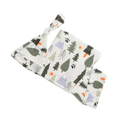 QUMIIRITY 1 Juego para recién Nacidos de Lactancia para Bebe Lactancia Bebe Gorro Bonito Accesorio recién Nacido Mantas arrullos para Bebe Poliéster