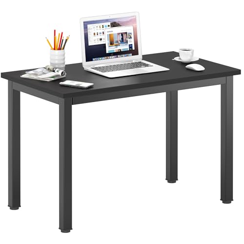 DlandHome 31.5 Small Black Computer Desk for Students and Small Spaces