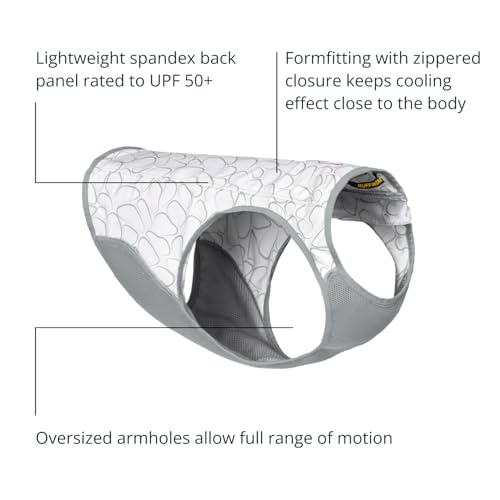 Ruffwear Swamp Cooler(TM) Zip Vest, Kühlmantel für Hunde, Farbe:Graphite Gray, Größe:S