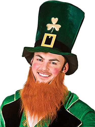 HENBRANDT Shamrock Velv Hat With Beard, Green, One Size