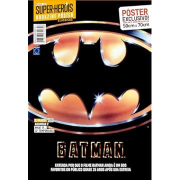Capa do livro Superpôster Mundo dos Super-Heróis - Batman 1989
