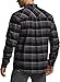 CQR Men's 100% All Cotton Button Down Flannel Shirts, Long Sleeve Brushed Warm Soft Casual Outdoor Plaid Shirt, Plaid Coal Miner, Medium