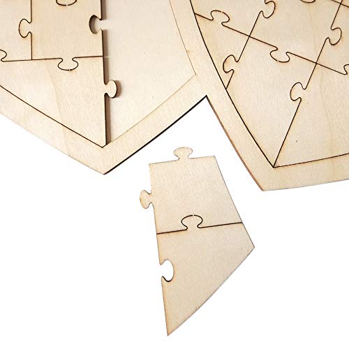 Baugger - Individuation Wedding Supplies Enigma do livro de convidados em forma de coração duplo de