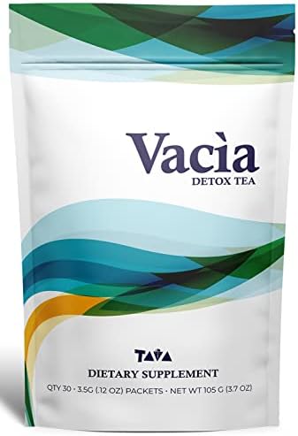 Tava Vacia Detox Tea Supplement, Boosts Energy, Supports Weight Management, Joint Mobility and Immune System, Contains 30 Packets (3.5g per pack)