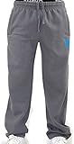 REDRUM Jogginghose Casual Streetwear Modell Bronx (Dunkel Grau/Blau, Größe S)