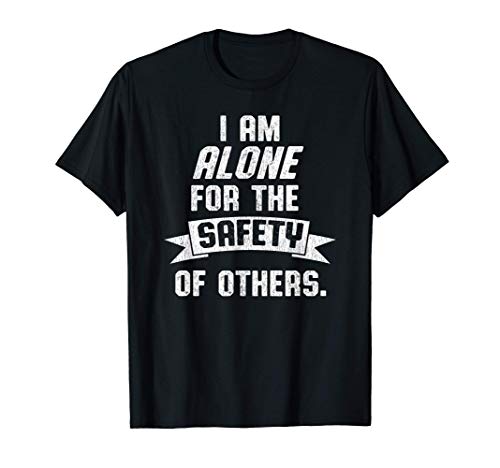 funny, sarcastic, Introverts shirt for keeping people at bay Camiseta