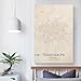 Tegucigalpa Honduras Map Poster Vintage Print Poster Print for Teen Boys Room Wall Art Canvas Painting Print Unframe 16x24inch(40x60cm)