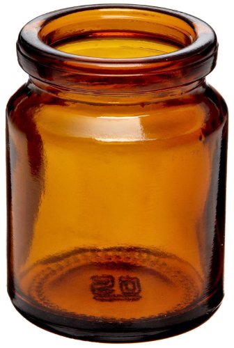 Wheaton 226732 Uni-Dose Bottle, Amber Glass, 15mL, 32mm x 42mm (Case Of 500)
