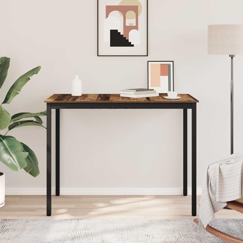 Table mange-debout rectangulaire gain de place avec plateau bois - 3