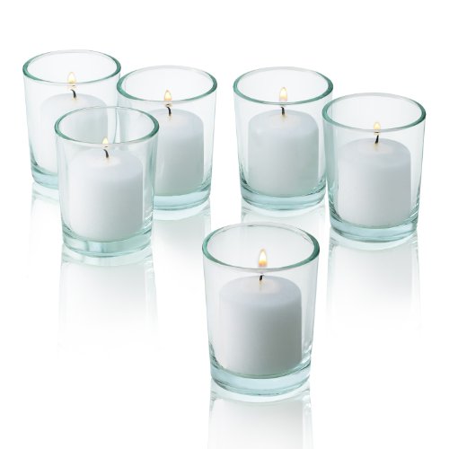 Light In The Dark LITD-V1072P White Votive Candles thumb #2
