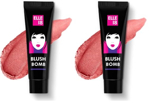 Image of Elle18 BlushBomb 01Coral 9ml (Pack of 2)