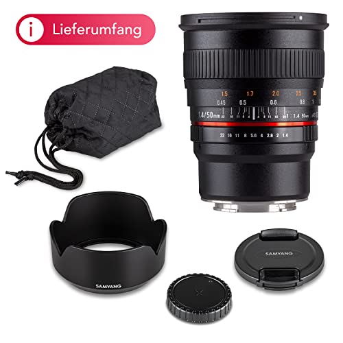 Samyang F1111110101 - Lente Fotográfica DSLR para Fuji X (50mm Distancia Focal Fija, Apertura f/1.4-22 AS UMC, Diámetro de Filtro: 77mm), Negro - Fernando Cortés Samyang F1111110101 - Lente Fotográfica DSLR para Fuji X (50mm Distancia Focal Fija, Apertura f/1.4-22 AS UMC, Diámetro de Filtro: 77mm), Negro - Fernando Cortés