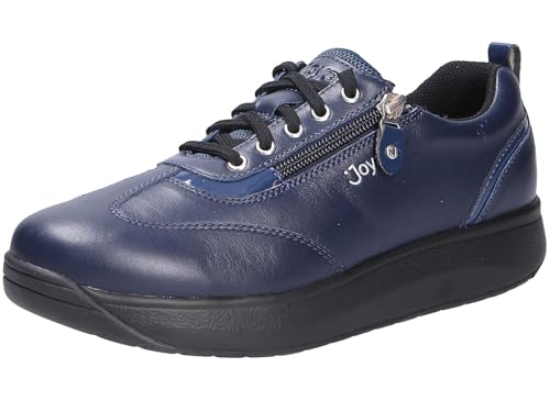 Baskets en cuir Joya Laura Dark Blue II semelle Senso chaussures marche femme