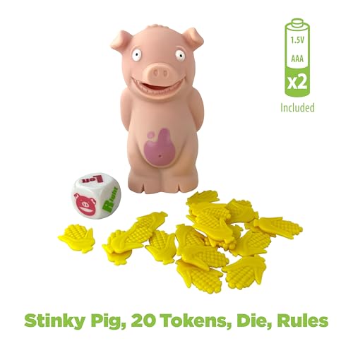 Image of Stinky Pig Dice Game, Family Games for Kids and Adults, Travel Games, 6+