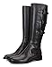 ECCO Women's Women's Hobart 25 mm Buckle Boot Riding Boot, Black, 40 EU/9-9.5 M US