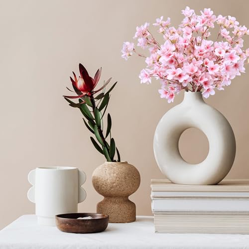 Ramas decorativas rosas que transmiten la alegría de la primavera en tu hogar cada día. 8