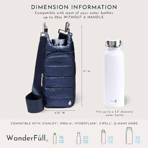 image for WanderFull® Original HydroBag®, Fits Up to 32 oz Water Bottle Holder