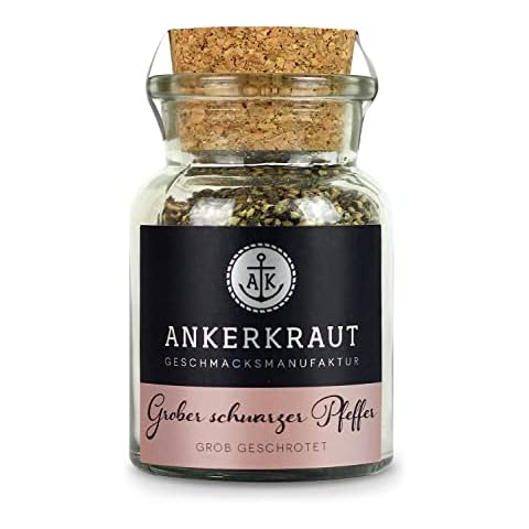 Ankerkraut Grober schwarzer Pfeffer, Pfeffer zum Kochen und Grillen oder in Kombination Cover