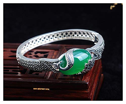 Pulsera de rubí de plata 925 el regalo de la suerte de San Valentín