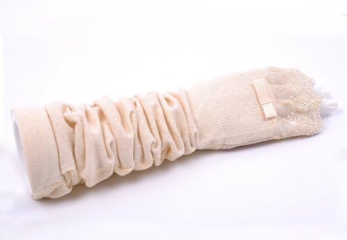 1 Pair of Unti Uv Sun Protection Arm Sleeves,gloves for Girls,women (yellow)