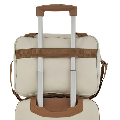 Image of Travelers Club Midtown Hardside 4-Piece Luggage Travel Set, Vanilla