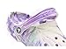 Crocs Kids Unisex Classic Marbled Tie-Dye Clogs (Little Kid/Big Kid), Purple/Multi Glow, 1 Little Kid Medium