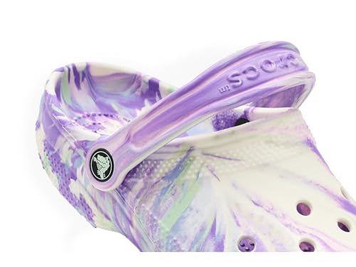 Image of Crocs Unisex-Child Classic Watercolor Marbled Clog