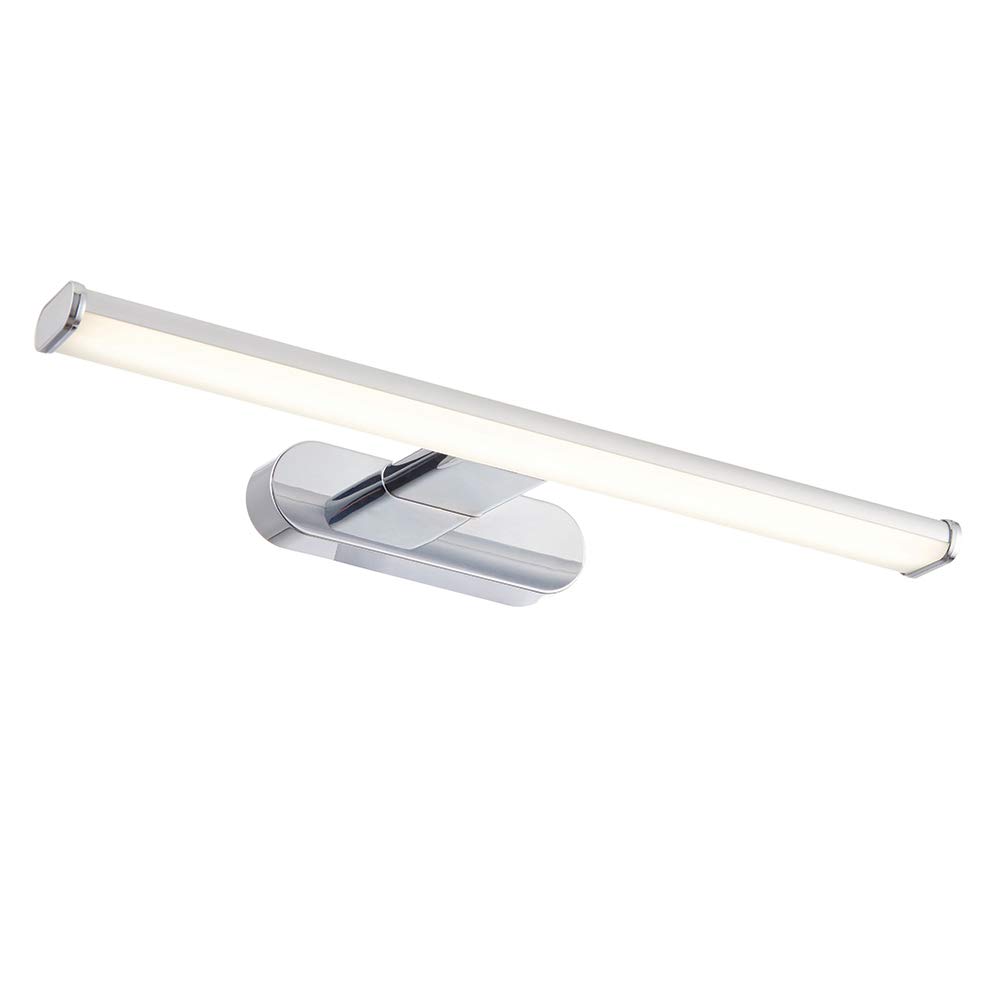 B&Q -  Luminosa Moda Led 1 Light Bathroom Wall Chrome Abs PlasticFrosted Polypropylene Ip44