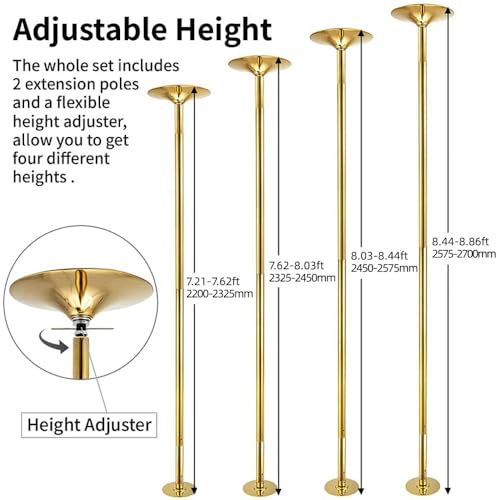 image for PRIORMAN Pole Dancing - 45mm Spinning & Static Dance Pole Portable Dan