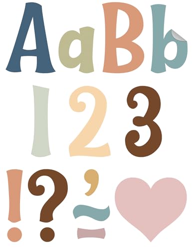 Lettres autocollantes Wild Whimsy TCR9646 Calming Colors pour décoration