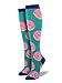 Socksmith Womens Knee High Socks "Donuts" Lagoon - One Size