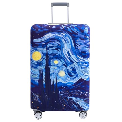 Travelkin Luggage Covers For Suitcase Tsa Approved,Suitcase Cover Protector Fit 18-32 Inch Luggage (Galaxy, S)