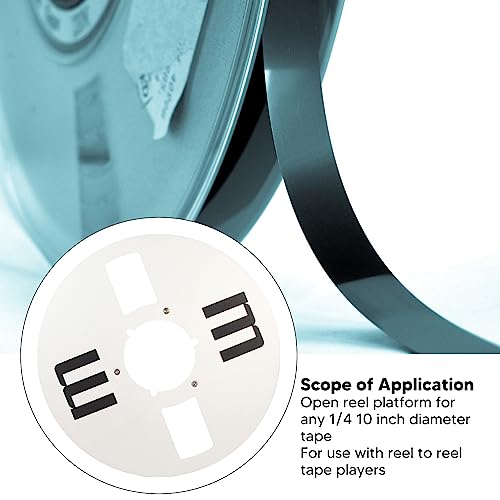 Carretel de Captação de áudio de 1 4 10 Polegadas Carretel de Fita Vazio de 1 4 10 Polegadas Carrete