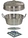 CatchTheWave ALUMINUM WONDER POT Slow Cooker, 3 Quart, Oven Bakeware Cookware, Cooking Baking Cake Bread On Stove Top Gas, Made In Italy (Gas Not Included)