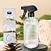 Wedama Glass Spray Bottles, 16 oz Glass Spray Bottles for Cleaning Solutions and Essential Oils, Refillable Empty Spray Bottle with Adjustable Nozzles for Alcohol, Plant and Hair Care (1 Pack)