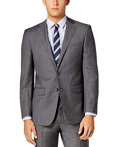 Calvin Klein Mens Extra Slim Formal Tuxedo, Grey, 46 Long / 39W X Unfinishedl #TOP22