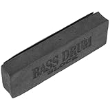 Zerodeko Bass Drum Block Bassdrum Schwammblock Anti Rutsch Bassdrum Zubehör Schwarz Schlagzeugset Zubehör für Auftritte und Tourneen
