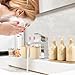 Bathroom Set 17PCS Beige Bathroom Accessories Set Bathroom Sets with Trash Can 3PCS Lotion Soap Dispenser, Toothbrush Holder,6PCS Wood Tags Bathroom Accessories for Kitchen Bathroom