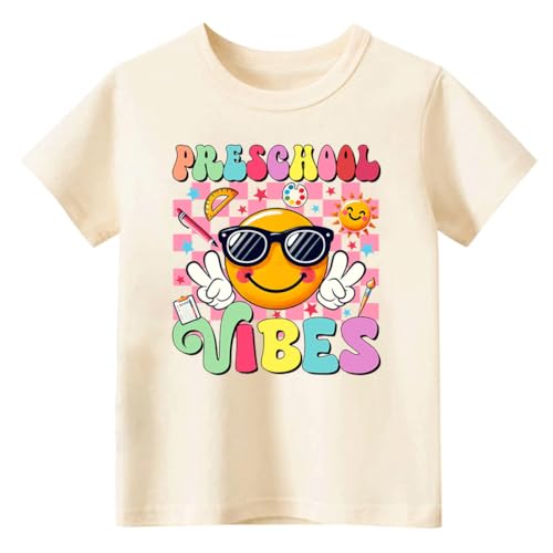First Day of Pre-K Shirt – Toddler Boys and Girls Short Sleeve Back to School Outfit, 2T-5T - Main Image