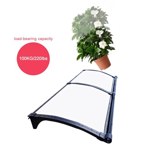 Toldo para Puerta Exterior Anti-UV con Cubierta Resistente a la Lluvia 8