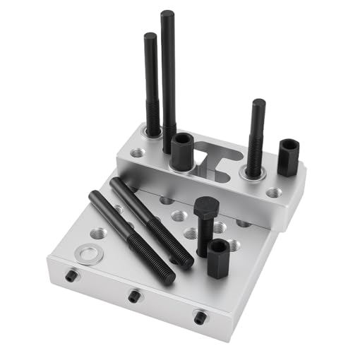 Image of maXpeedingrods Universal Drill Press Support Plate Tool Set, 30 Ton Base Hub Bearing and Bushing Repair Tool