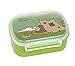 SIGIKID Garçon, Boîte à Goûter avec Motifs Colorés, Forest Grizzly, Vert, 24780