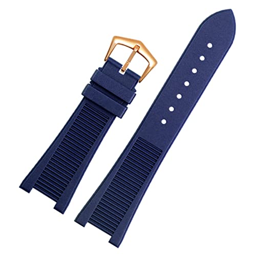 Bracelet montre Nautilus en silicone d'exception pour Patek Philippe 5711