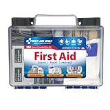 First Aid Only 91248 OSHA-Compliant First Aid Kit, All-Purpose 50-Person Emergency First Aid Kit for Business, Worksite, Home, and Car, 260 Pieces