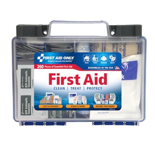 First Aid Only 91248 OSHA-Compliant First Aid Kit, All-Purpose 50-Person