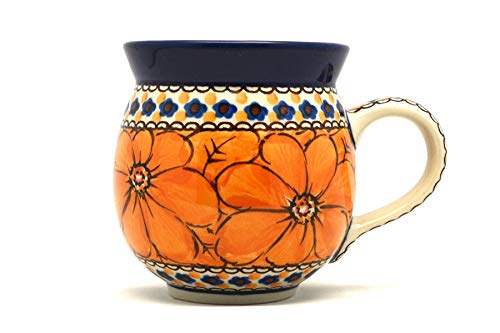 Taza de cerámica Polish Pottery 11 oz Bubble miniatura 1