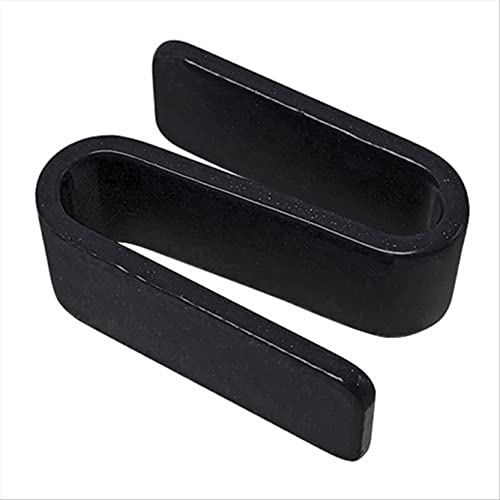 Ganchos en forma de S juego de 8 piezas negro para estanterías 2