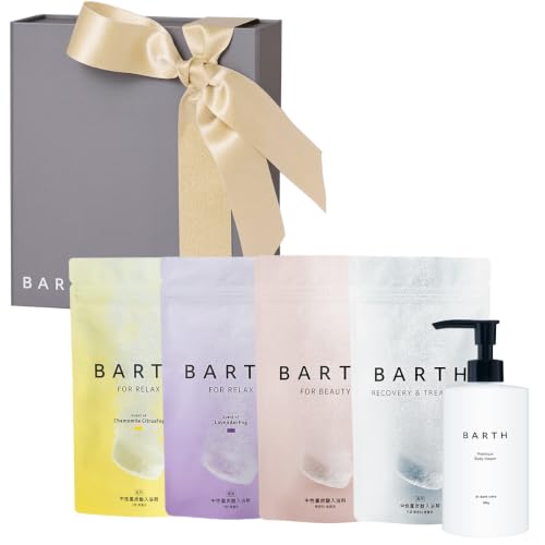 BARTH Luxe Body Care �M�t�g �v���[���g | �����d�Y�_�o�X�^�u���b�g4��×3��,�v���~�A���{�f�B�N���[��300g,������,�M�t�g�{�b�N�X,���{���t��